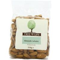 Tree Of Life Organic Almonds - Whole (125g x 6)