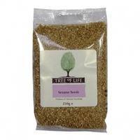 Tree Of Life Organic Sesame - Unhulled Seeds (250g x 6)