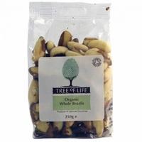 tree of life organic brazil nuts whole 125g x 6