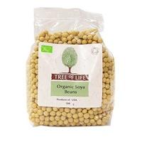 tree of life organic soya beans 500g x 6