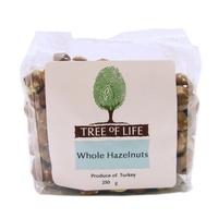 tree of life hazelnuts whole 125g x 6