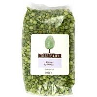 Tree Of Life Peas - Green Split (500g x 6)