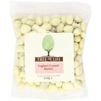 tree of life raisins yoghurt coated 125g x 6