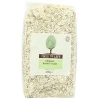 tree of life organic barley flakes 500g x 6