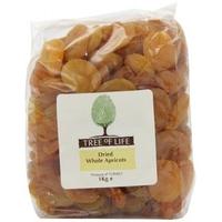 tree of life apricots sulphured whole 500g x 6