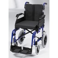transit xs lightweight aluminium wheelchair blue