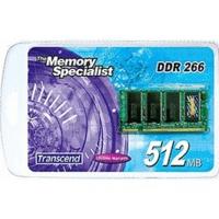 transcend 512mb so dimm ddr pc 2100 cl25