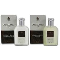 Truefitt and Hill Sandalwood Cologne and Aftershave Balm Twin Set