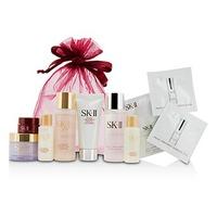 Travel Set: Cleanser 20g + Clear Lotion 30ml + Essence 30ml + Essence 10ml + Serum 10ml + Cream 15g + Eye Cream 2.5g 7pcs