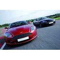 triple supercar driving blast with high speed passenger ride at long m ...