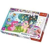 trefl 75116 my lttle pony puzzle with stickers 35 piece