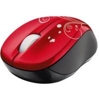 Trust Vivy Wireless Mini Mouse (red Swirls)