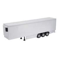 tri axle fridge trailer with skirts white