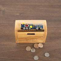 train wooden money box