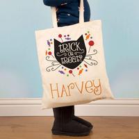Trick or Treat Customised Halloween Shoulder Bag
