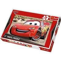 trefl puzzle lightning mcqueen disney cars 24 pieces