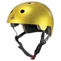 Triple 8 Brainsaver Helmet - Metallic Gold