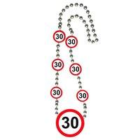 Traffic Sign 30th Necklace