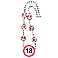 Traffic Sign 18th Necklace