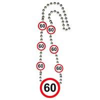 Traffic Sign 60th Necklace
