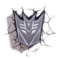 Transformers 3D Decepticon Shield Wall Light