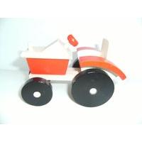 Traditional Wood And Fun Farm Tractor