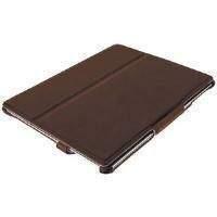 Trust Hardcover Skin and Folio Stand (Brown) for iPad