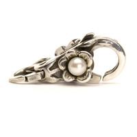 trollbeads lock pearl flower