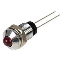 TruOpto L-53ID/B 5mm Red LED Prominent Chrome