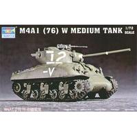 Trumpeter 07222 model Kit M4 a1 (76) W Tank