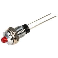 truopto l 34hd 3mm red led prominent chrome