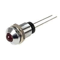 truopto l 53idb 5mm 12v red led prominent chrome