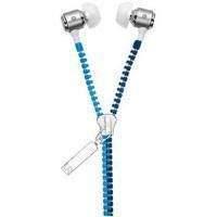 trust urban revolt zipper in ear headset blue