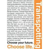 trainspotting quotes poster maxi poster