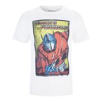 transformers mens optimus prime t shirt white m