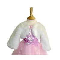 Travis Designs Faux Fur Shrug Dress 6 - 8 years