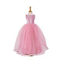 Travis Designs Doll Pink Sequin Ballgown one size