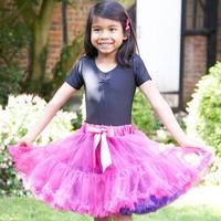 Travis Designs Frothy Tutu Skirt Cerise and violet 9 - 13 years