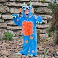 Travis Designs Blue Monster Dress 6 - 8 years