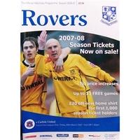 tranmere rovers v carlisle utd league 1 30th march 2007