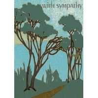 trees sympathy card