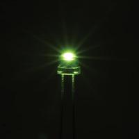 TruOpto OSG74L56A1A 4.8mm Fluorescent Green 100° LED 1, 900MCD Wate...