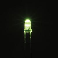 truopto osg74l3131a 3mm fluorescent green 30 led 12000mcd water clear