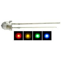 TruOpto OSY5PAEDD1A 6.3mm 2.1V Yellow LED Diamond Lens