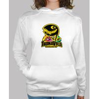 tronaville gold sweatshirt woman