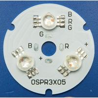 TruOpto OSPR3XT5 3-LED RGB Round Power LED Module
