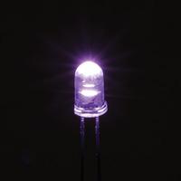 TruOpto OSK64L5111A 5mm Sakura (Violet) 15° LED 8, 400MCD Water Clear