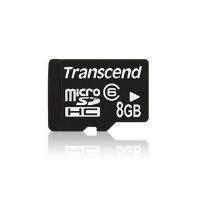 Transcend 8gb Microsdhc Flash Card (class 6) Without Adaptor