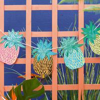 Tropical Fiesta Pineapple Party Bunting