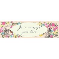 Truly Alice Personalised Party Banner